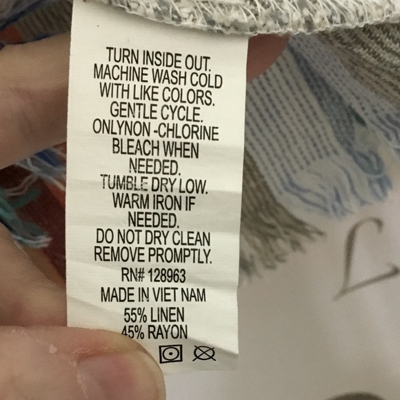 💥3/$20 Indigo Rein from Francesca’s~Striped Open Back Linen Tank Top~NWOT~XL - Picture 5 of 8